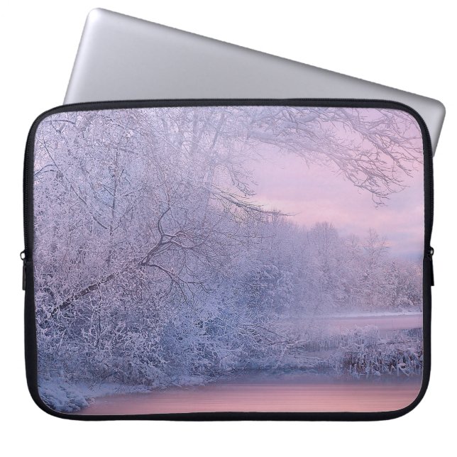 Housse Pour Ordinateur Portable Hiver 01 (Devant)