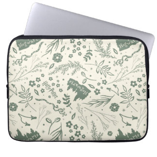 Housse Pour Ordinateur Portable HOGWARTS™ Herbologie Motif magique