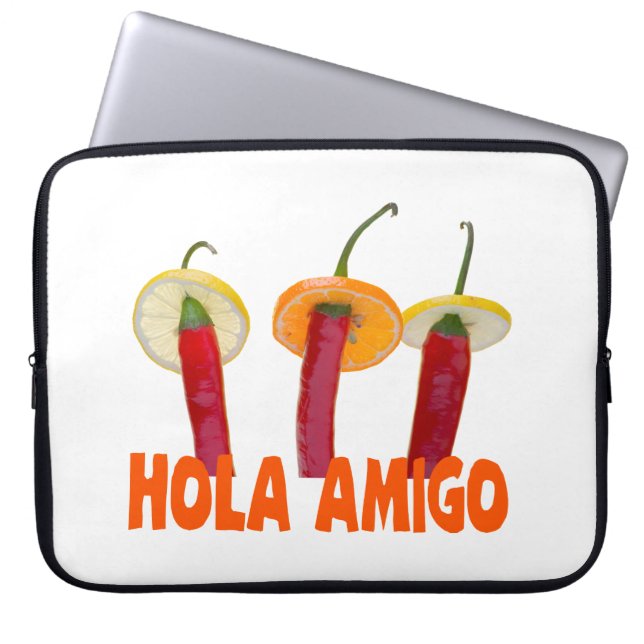 Housse Pour Ordinateur Portable Hola Amigo (Devant)