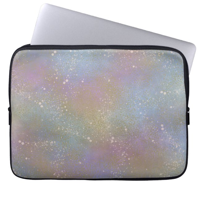 Housse Pour Ordinateur Portable Holographie Rainbow Pastel Splatter (Devant)