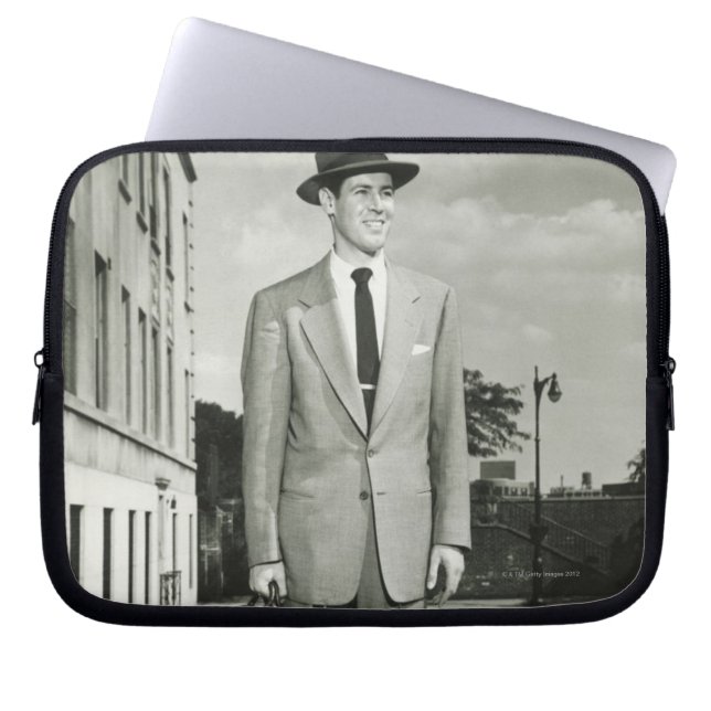 Housse Pour Ordinateur Portable Homme dans le costume (Devant)