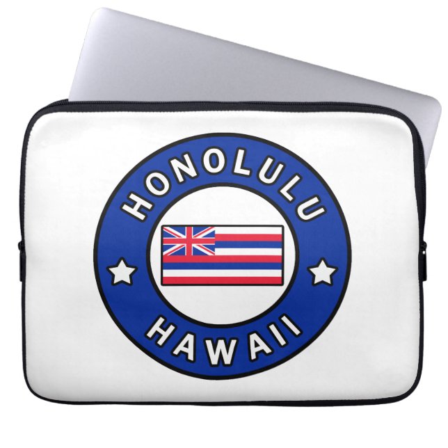 Housse Pour Ordinateur Portable Honolulu Hawaii (Devant)