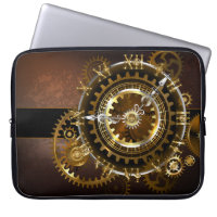 Horloge Steampunk avec des engrenages anciens
