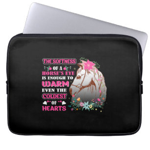 Housse Pour Ordinateur Portable Horse Art The Softness Of A Horse's Eye