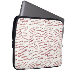 Housse Pour Ordinateur Portable Housse d'ordinateur portable à motif doodle d'anat