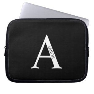 Housse Pour Ordinateur Portable Housse d'ordinateur portable avec monogramme et no