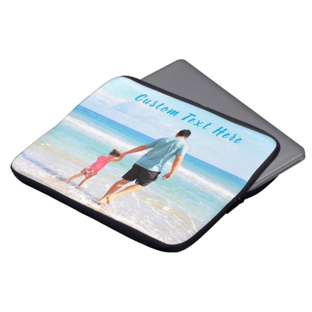 Housse Pour Ordinateur Portable Housse d'ordinateur portable avec photo personnali (Devant haut)