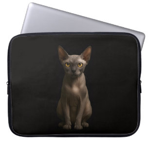 Housse Pour Ordinateur Portable Housse d'ordinateur portable Black 4 Luxe, chat Sp