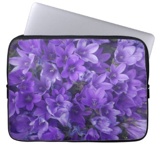 Housse Pour Ordinateur Portable Housse d'ordinateur portable Fleurs de Campanule V