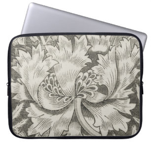 Housse Pour Ordinateur Portable Housse d'ordinateur portable grise de style baroqu