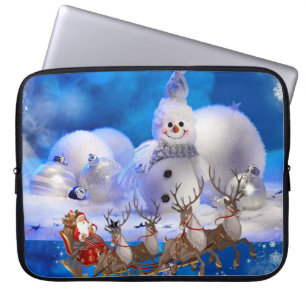 Housse Pour Ordinateur Portable Housse d'ordinateur portable Noël en néoprène 15 p