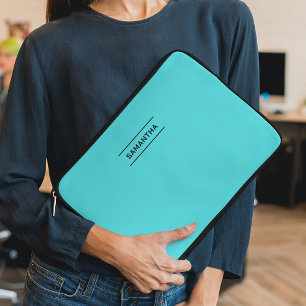Housse Pour Ordinateur Portable Housse d'ordinateur portable Turquoise Élégant ave