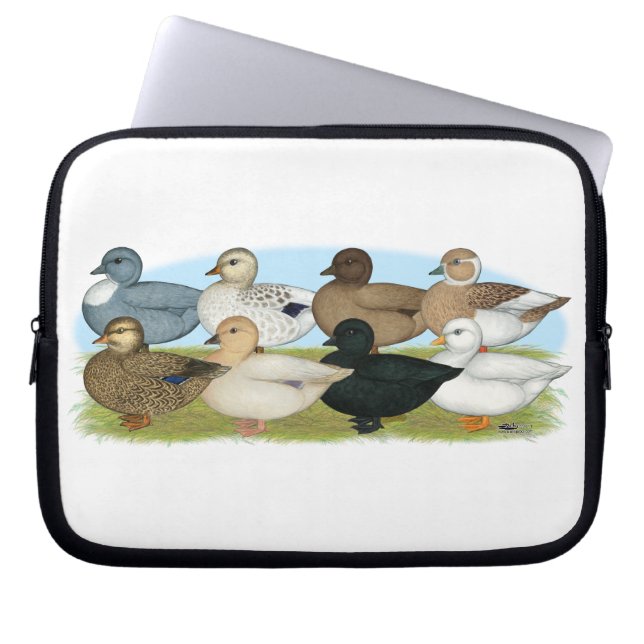 Housse Pour Ordinateur Portable Huit canards d'appel (Devant)
