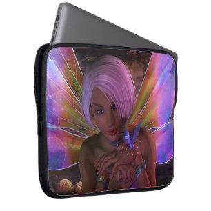 Housse Pour Ordinateur Portable Hummingbird Guardian Fairy Imaginaire Art