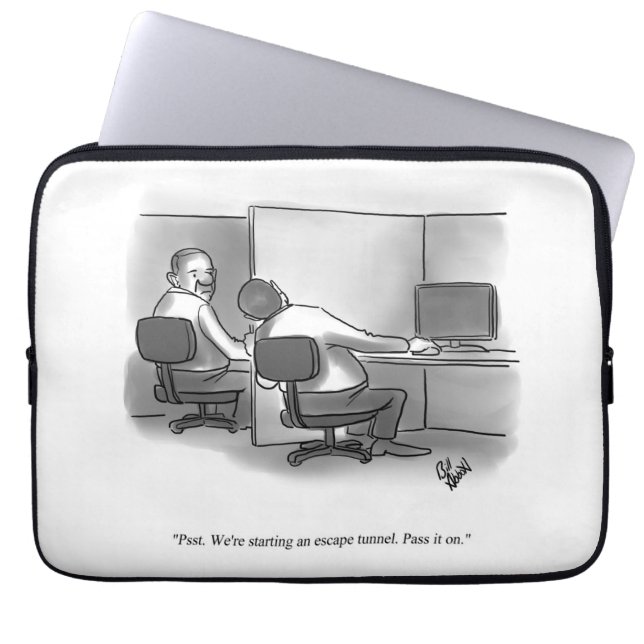 Housse Pour Ordinateur Portable Humour en milieu de travail (Devant)