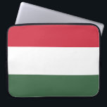 Housse Pour Ordinateur Portable Hungarian Flag<br><div class="desc">This design features the national flag of Hungary (known in Hungarian as Magyarország), which is a country in Central Europe. Hungary borders Slovakia to the north, Ukraine to the northeast, Romania to the east and southeast, Serbia to the south, Croatia and Slovenia to the southwest and Austria to the west....</div>