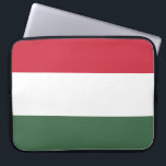 Housse Pour Ordinateur Portable Hungarian Flag<br><div class="desc">This design features the national flag of Hungary (known in Hungarian as Magyarország), which is a country in Central Europe. Hungary borders Slovakia to the north, Ukraine to the northeast, Romania to the east and southeast, Serbia to the south, Croatia and Slovenia to the southwest and Austria to the west....</div>