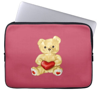 Housse Pour Ordinateur Portable Hypnotiseur rose mignon Ours En Teddy