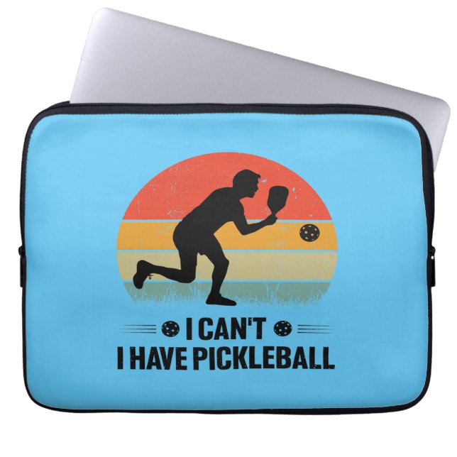 Housse Pour Ordinateur Portable I can't I have pickleball, Pickleball Lover (Devant)