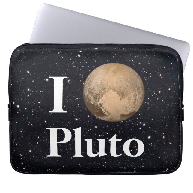 Housse Pour Ordinateur Portable I Heart Pluto Starry Sky (Devant)