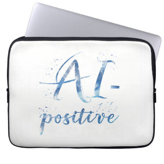 Housse Pour Ordinateur Portable IA-Positive Text Art