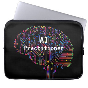 Housse Pour Ordinateur Portable IA Praticien de l'intelligence artificielle