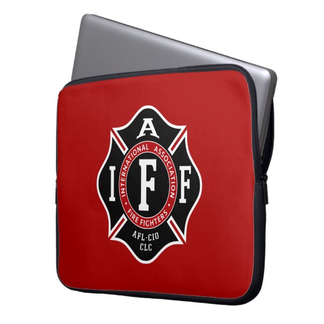 Housse Pour Ordinateur Portable IAFF Maltese Cross Laptop Bag (devant gauche)