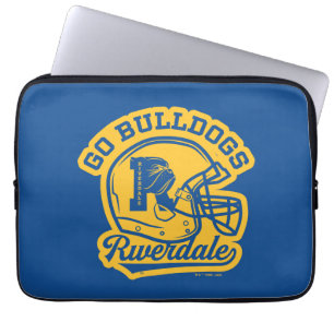 Housse Pour Ordinateur Portable Icône de casque de football Go Bulldogs