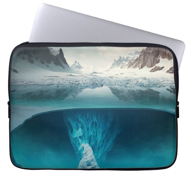 Housse Pour Ordinateur Portable Icy Mountain View (Devant)