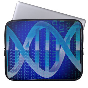 Housse Pour Ordinateur Portable ID ADN Blue Science