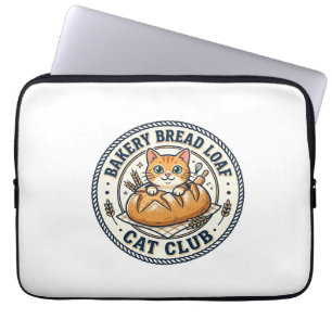 Housse Pour Ordinateur Portable Idée Cadeau Boulangerie Pain Chaton Maman - Boulan