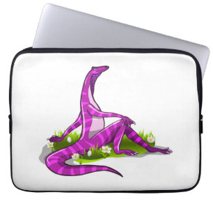 Housse Pour Ordinateur Portable Iguanodon Montre Sa Beauté Naturelle.