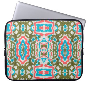 Housse Pour Ordinateur Portable Ikat Ethnic Abstract Pattern. Shaman Pattern. Peni