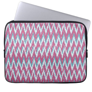Housse Pour Ordinateur Portable ikat zigzag, effet12.ai