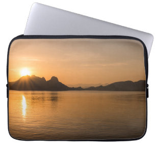 Housse Pour Ordinateur Portable Île de Komodo au coucher du soleil
