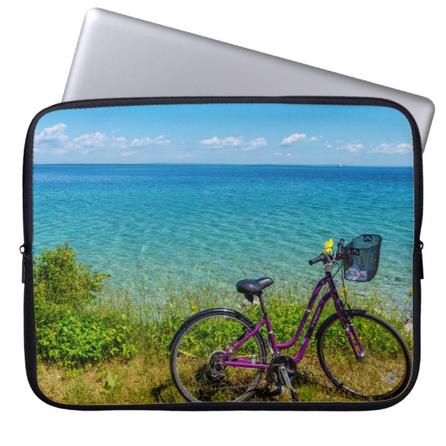 Housse Pour Ordinateur Portable Île Mackinac (Devant)