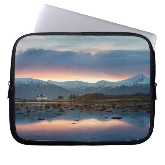 Housse Pour Ordinateur Portable Iles de Vesteralen Norvège (Devant)