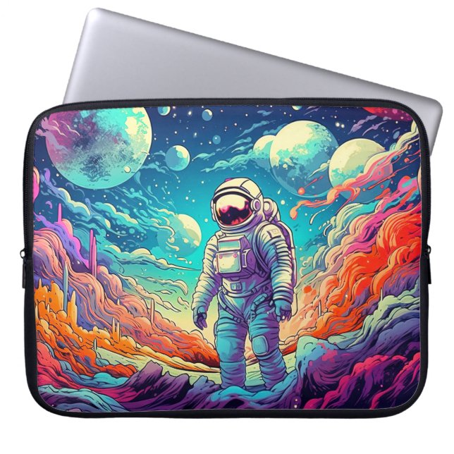 Housse Pour Ordinateur Portable Illustration Dans L'inconnu (Devant)