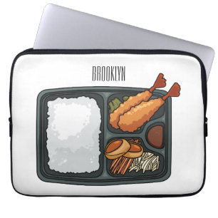 Housse Pour Ordinateur Portable Illustration de Bento