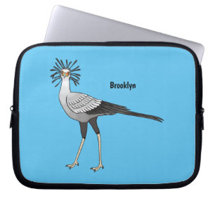 Housse Pour Ordinateur Portable Illustration de dessin du secrétaire pour oiseaux