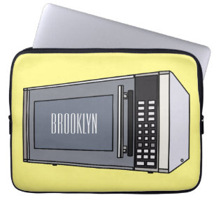 Housse Pour Ordinateur Portable Illustration de dessin sur micro-ondes
