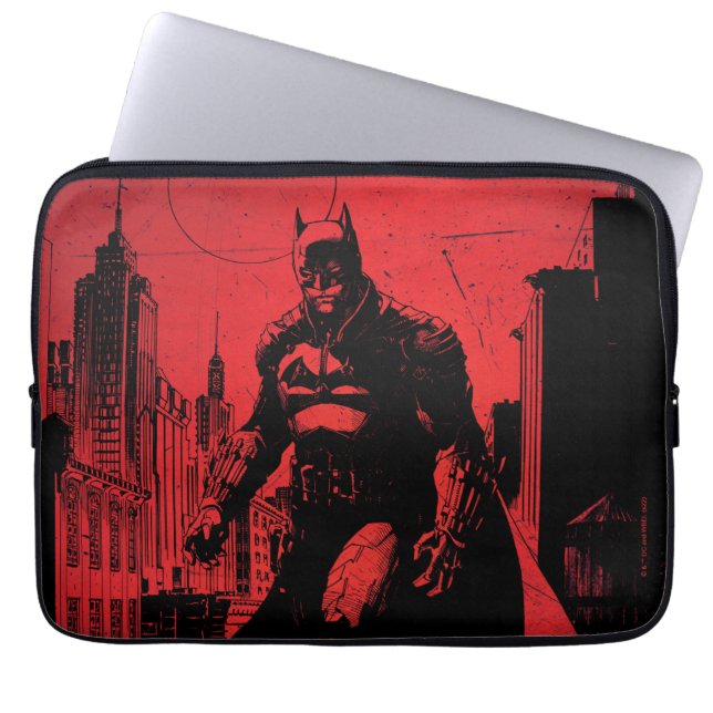 Housse Pour Ordinateur Portable Illustration de la bande dessinée de Batman (Devant)