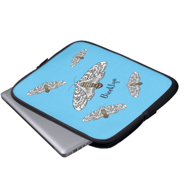 Housse Pour Ordinateur Portable Illustration de la papine géante léopard (Devant bas)