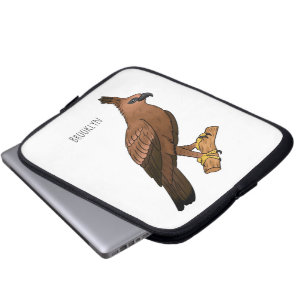 Housse Pour Ordinateur Portable Illustration de l'aigle à faucon de Javan