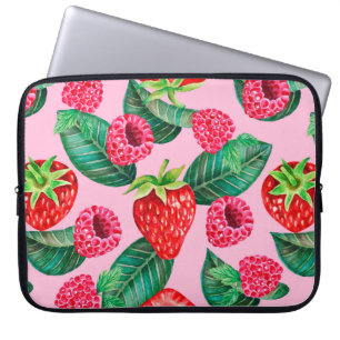 Housse Pour Ordinateur Portable Illustration de l'aquarelle dessinée à la main mot