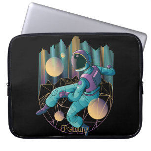 Housse Pour Ordinateur Portable Illustration de l'astronaute Techno