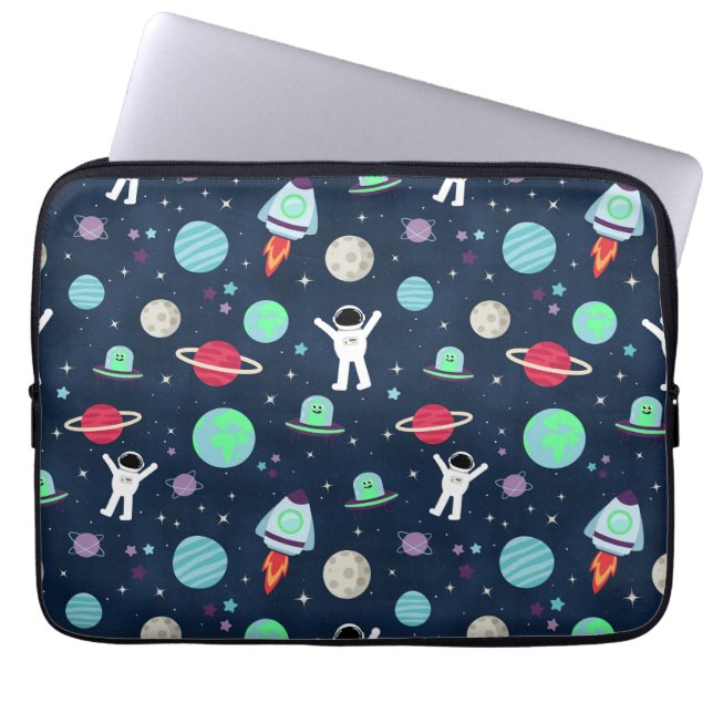 Housse Pour Ordinateur Portable illustration de motif spatial (Devant)