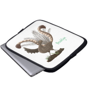 Housse Pour Ordinateur Portable Illustration de superbe et superbe lyrebird