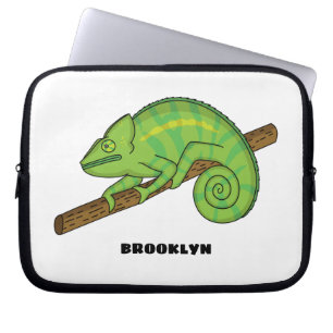 Housse Pour Ordinateur Portable Illustration du caméléon de la parson