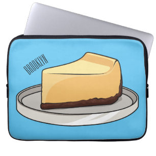 Housse Pour Ordinateur Portable Illustration du dessin animé Cheesecake